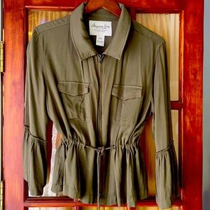 American rag army green jacket